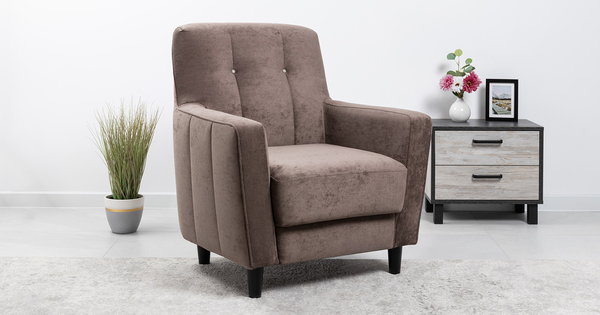 Кресло для отдыха Арно ТК 564 велюр Лаки 06 коричневый перламутр