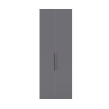 Шкаф для одежды Эйр 13.340 серый графит 0162 РЕ, собирается на любую сторону