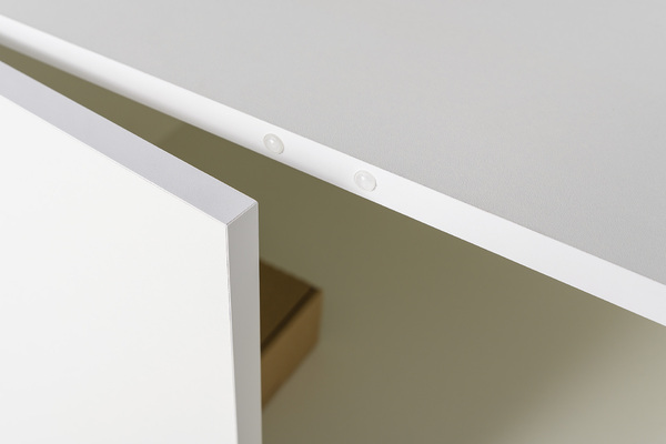 Шкаф комбинированный Эйр 13.182 белый PE шагрень