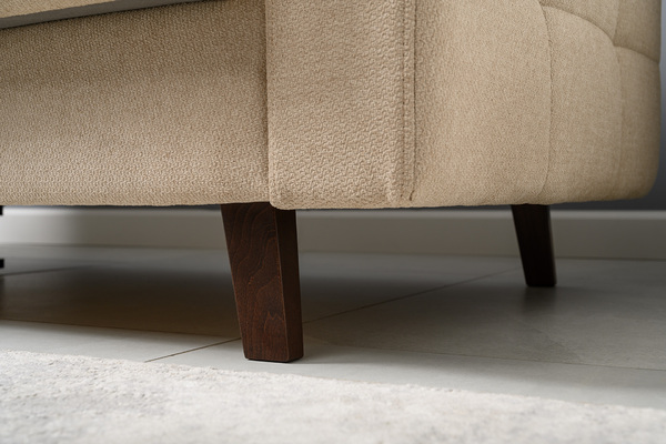 Диван-кровать прямой Эмили ТД 911 велюр светло-бежевый