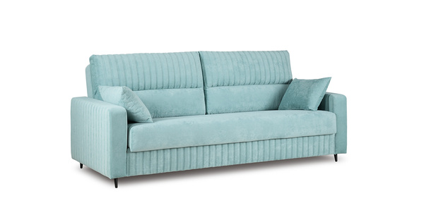 Диван-кровать прямой Изабель ТД 736 велюр Романс минт ментоловый