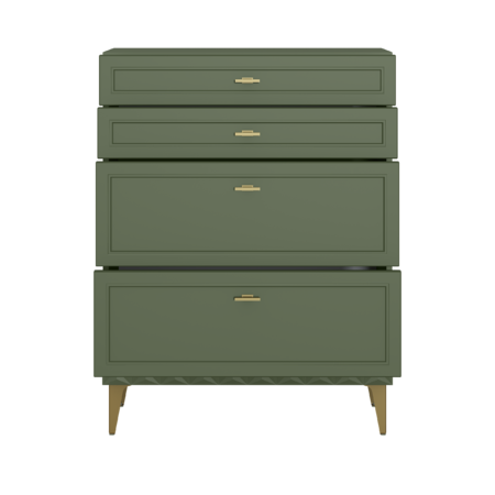 Гостиная Марион композиция 1 дымчатый зеленый K521, олива шагрень AG 1050 ПВХ, белый PE шагрень (собирается на любую сторону)