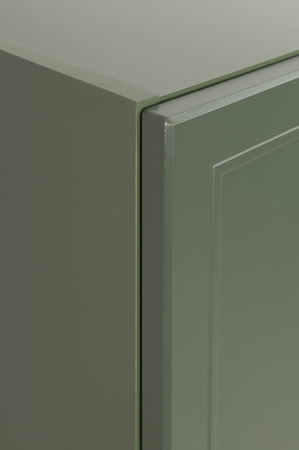 Шкаф для одежды Марион 16.340.03 дымчатый зеленый K521, олива шагрень AG 1050 ПВХ (собирается на любую сторону)