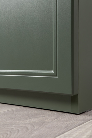 Шкаф угловой Марион 16.339 дымчатый зеленый K521, олива шагрень AG 1050 ПВХ (собирается на любую сторону)