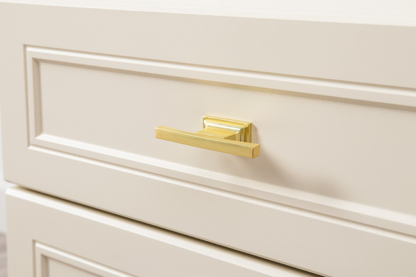 Тумба прикроватная Марион 16.14 слоновая кость С341 PE, слоновая кость 6898 ПВХ, белый PE шагрень