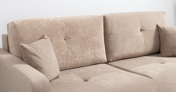 Диван-кровать прямой Марсель ТД 704 велюр Aura 04 мокко