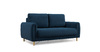 Диван-кровать прямой Оникс ТД 208 велюр Ocean 017 синий