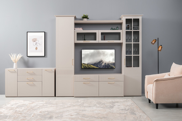 Комплект карнизов Ричфорд 1000 моно керамика D166-2 ПВХ