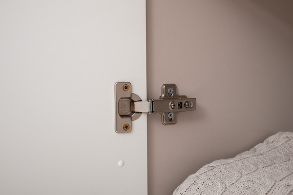 Шкаф-пенал Ричфорд 16.327.01 кашемир 5981 BS, моно керамика D166-2 ПВХ (собирается на любую сторону)