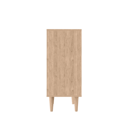 Комод Току 16.230.04 гикори рокфорд натуральный KO86 PW, белый PE шагрень, фотопечать